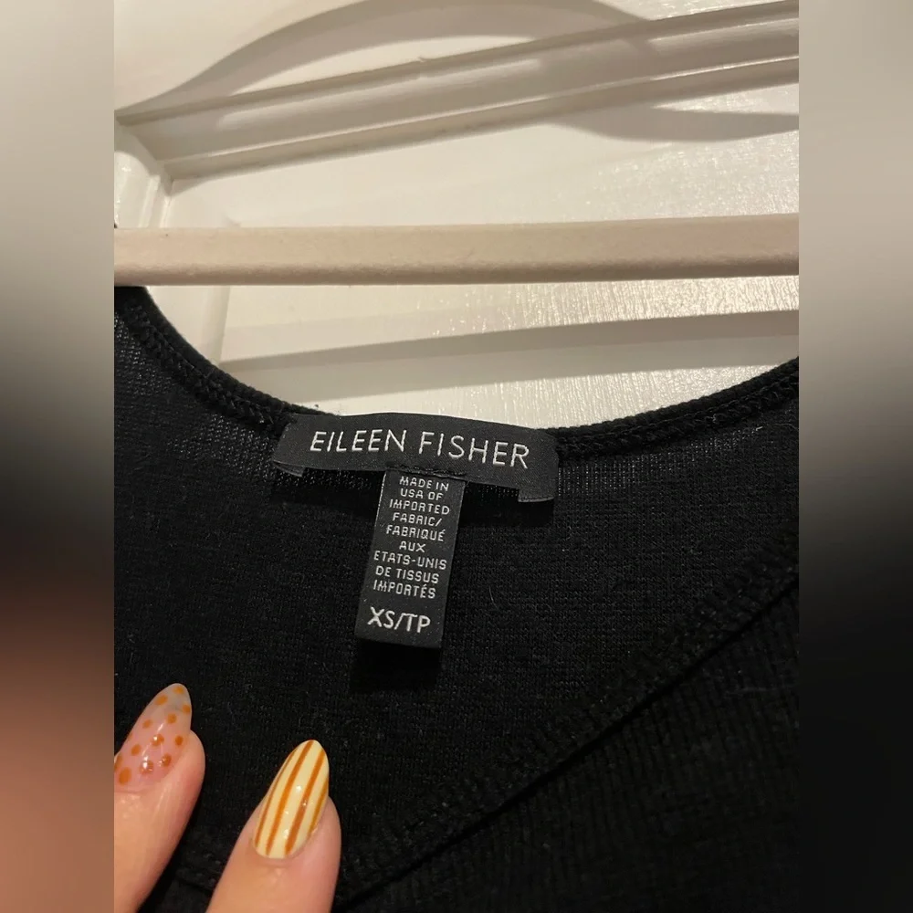 Eileen Fisher Black Tank Top